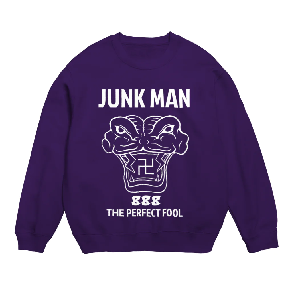 JUNK MANの顔面狂気 Crew Neck Sweatshirt