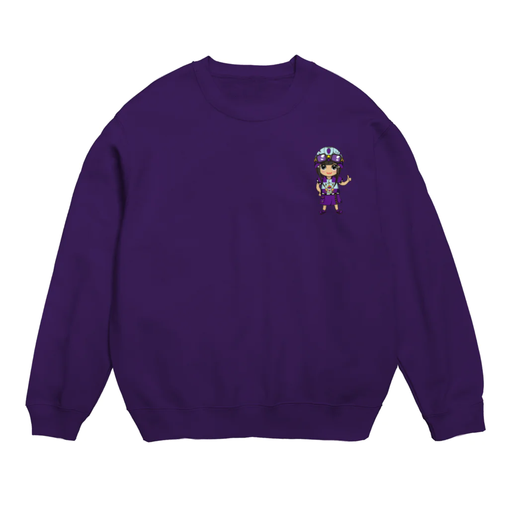 🤍一ノ瀬 彩 🐇⸒⸒ suzuri支店🤍のちびキャラ/POPTYPE【一ノ瀬彩】 Crew Neck Sweatshirt