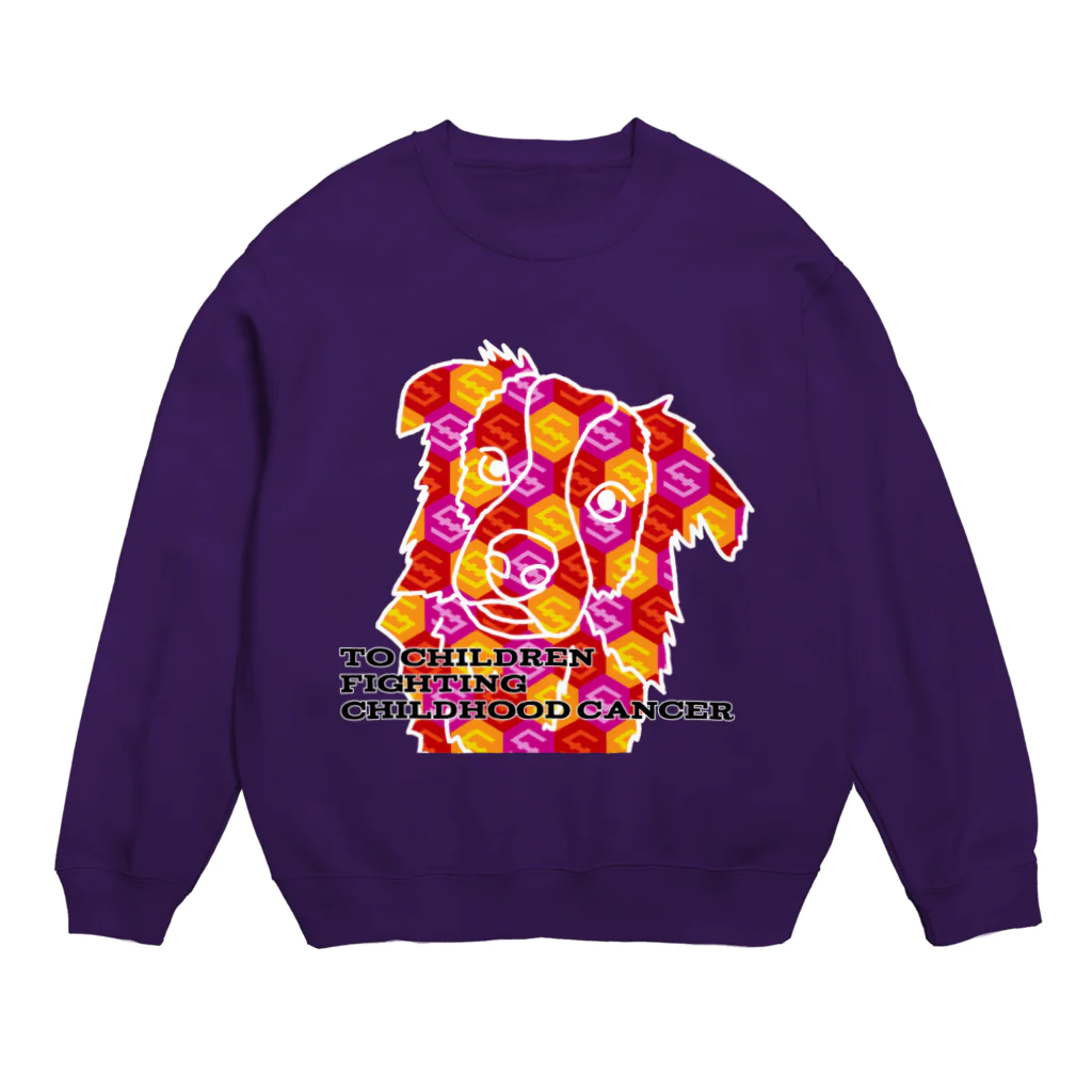 IOST_Supporter_CharityのIOST【Hiroシリーズ】Dog Crew Neck Sweatshirt