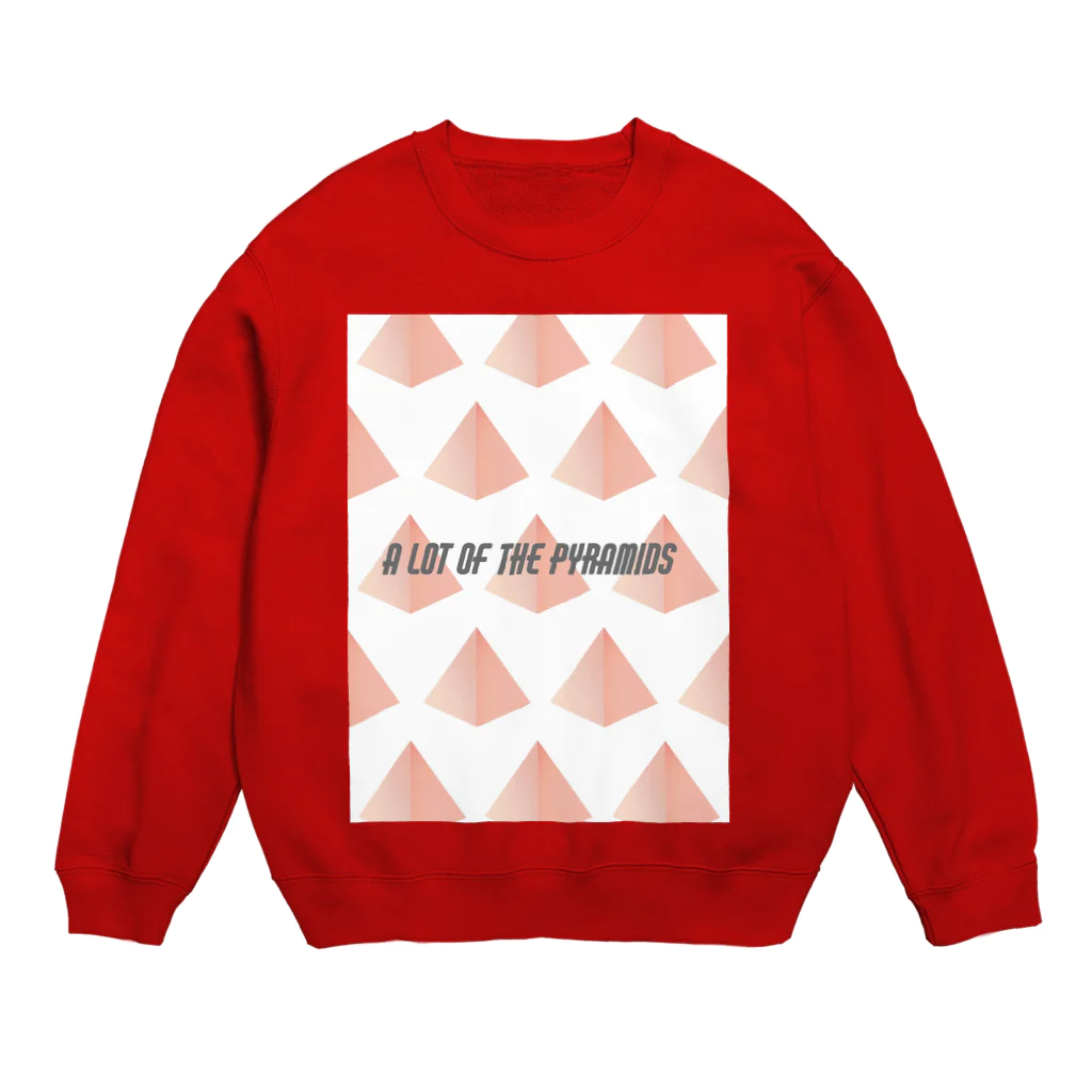 ふしぎな絵のA LOT OF THE PYRAMIDS Crew Neck Sweatshirt