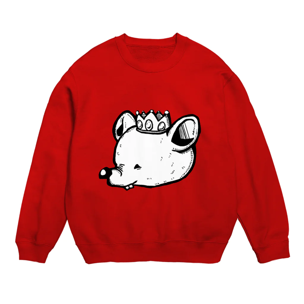 鼠の王国製作所のThe king of mouse Crew Neck Sweatshirt
