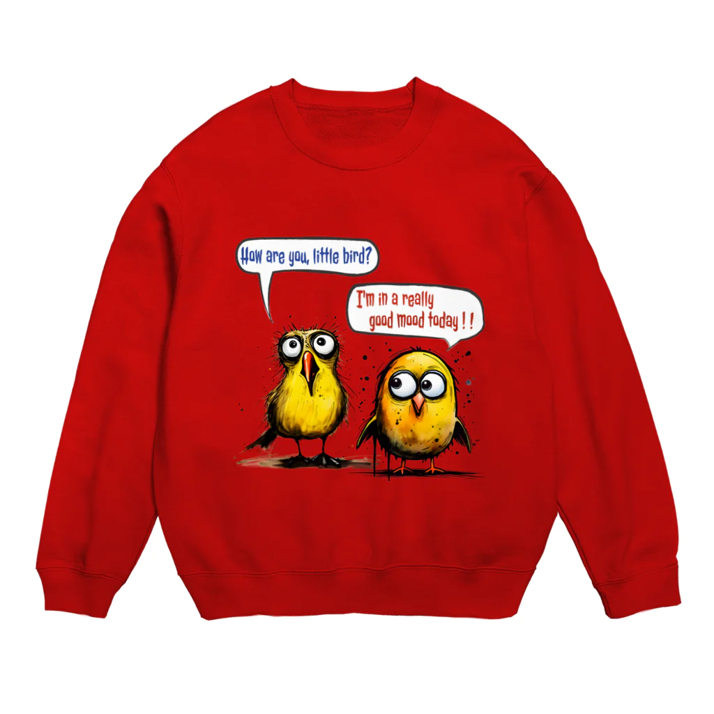 sadakkoの"How are you, little bird?" Crew Neck Sweatshirt