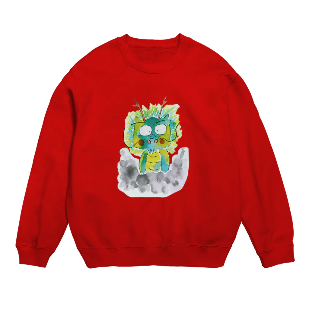 みゆ左衛門の見習い龍神さま🐉 Crew Neck Sweatshirt