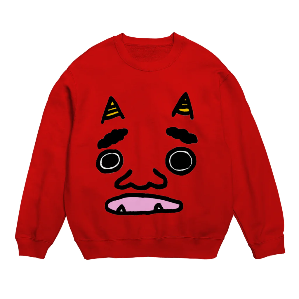 TABERU WSの鬼。 Crew Neck Sweatshirt