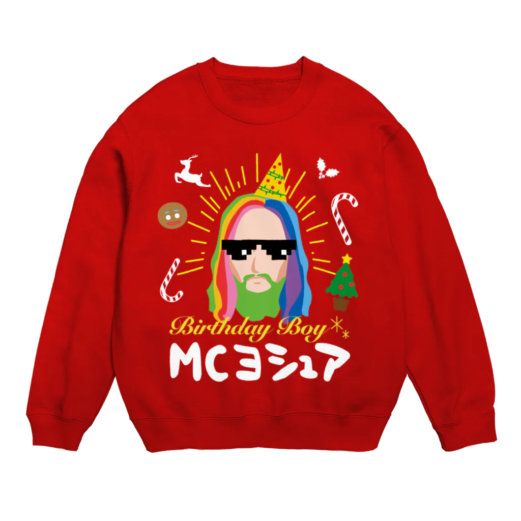 nigo10🐙のMCヨシュア アグリーセーター風(暖色用) スウェット Crew Neck Sweatshirt