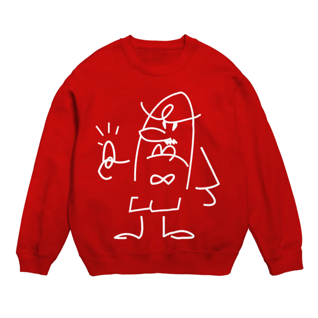 東海道中膝栗毛のゆび刑事 Crew Neck Sweatshirt