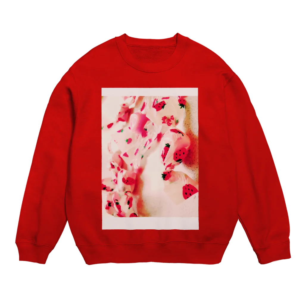 ヲタクガツクルのアマイノ Crew Neck Sweatshirt