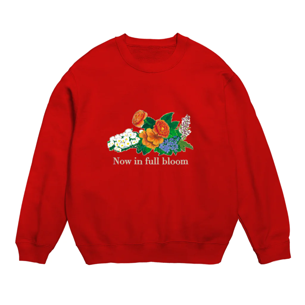 ゆうまの今が満開 Crew Neck Sweatshirt