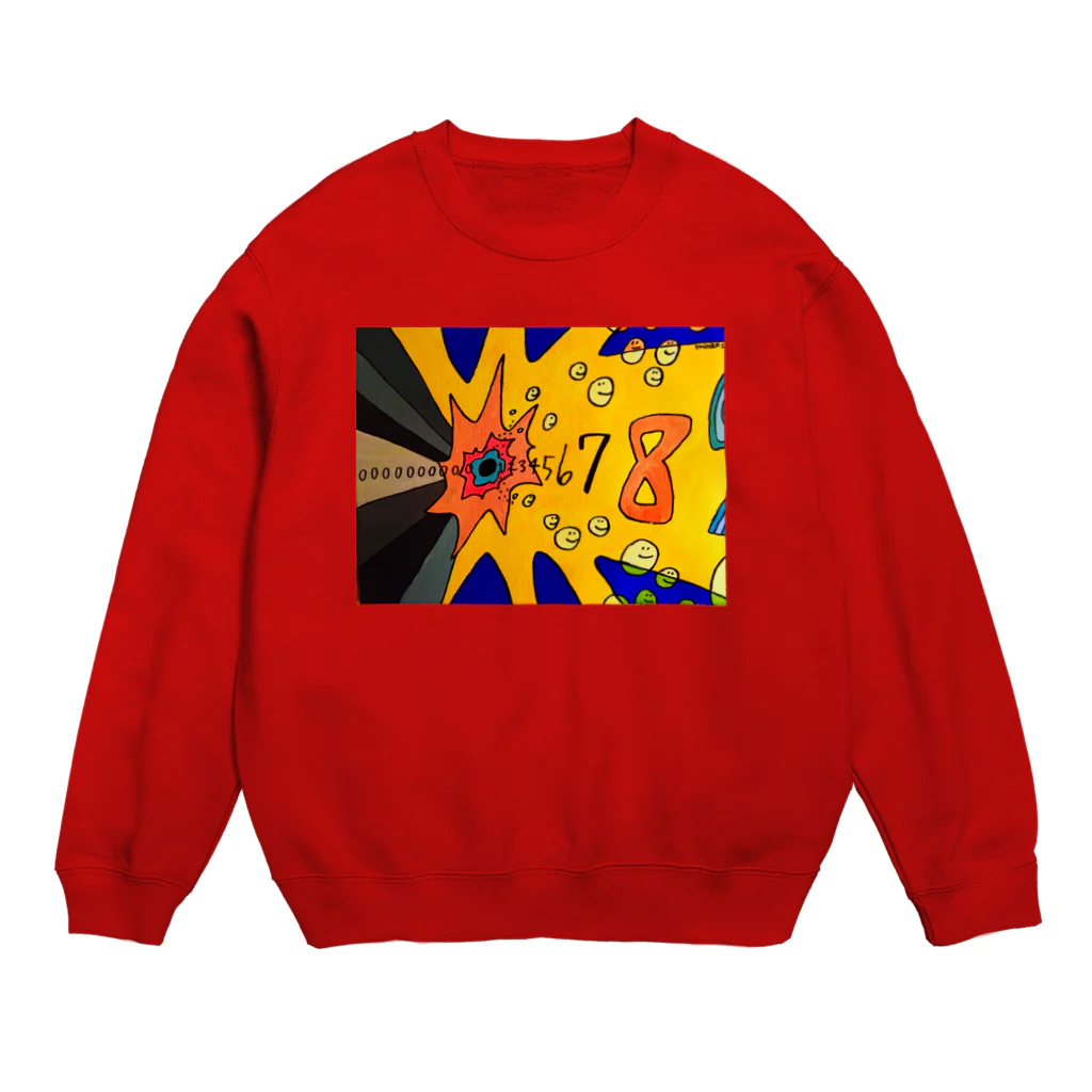 mimimi-naの宇宙のはじまり、ビックバン！！ Crew Neck Sweatshirt