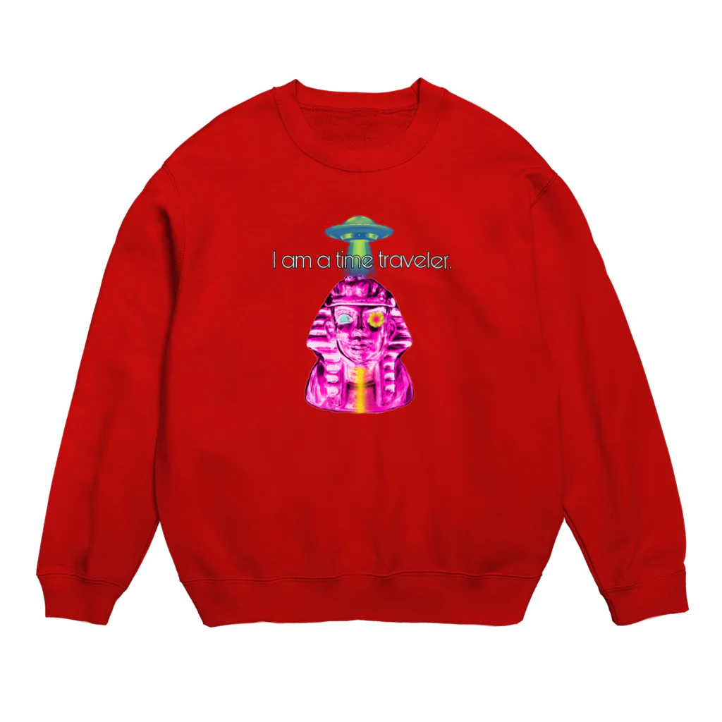 シンクロ加速しんごちゃんネルのタイムトラベラー Crew Neck Sweatshirt