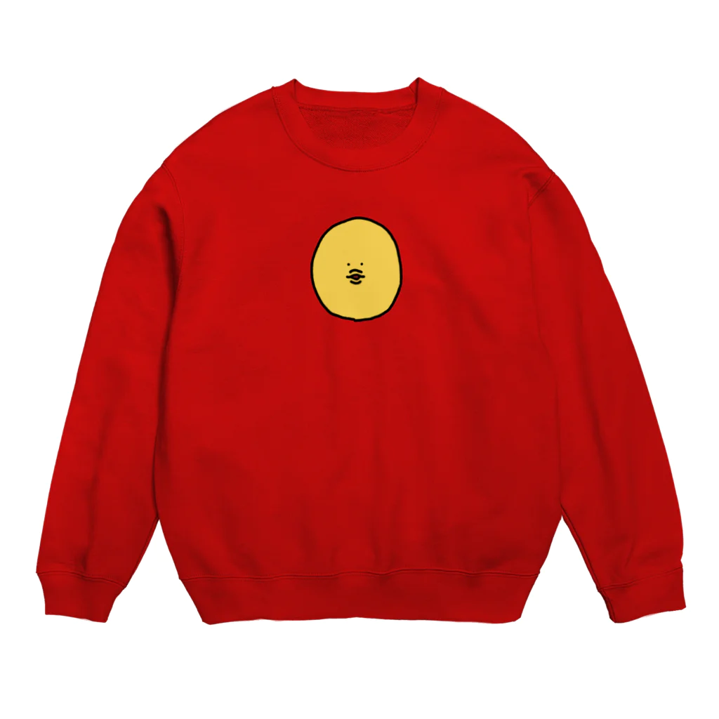 ぽたおのおみせのきいろいやつ Crew Neck Sweatshirt