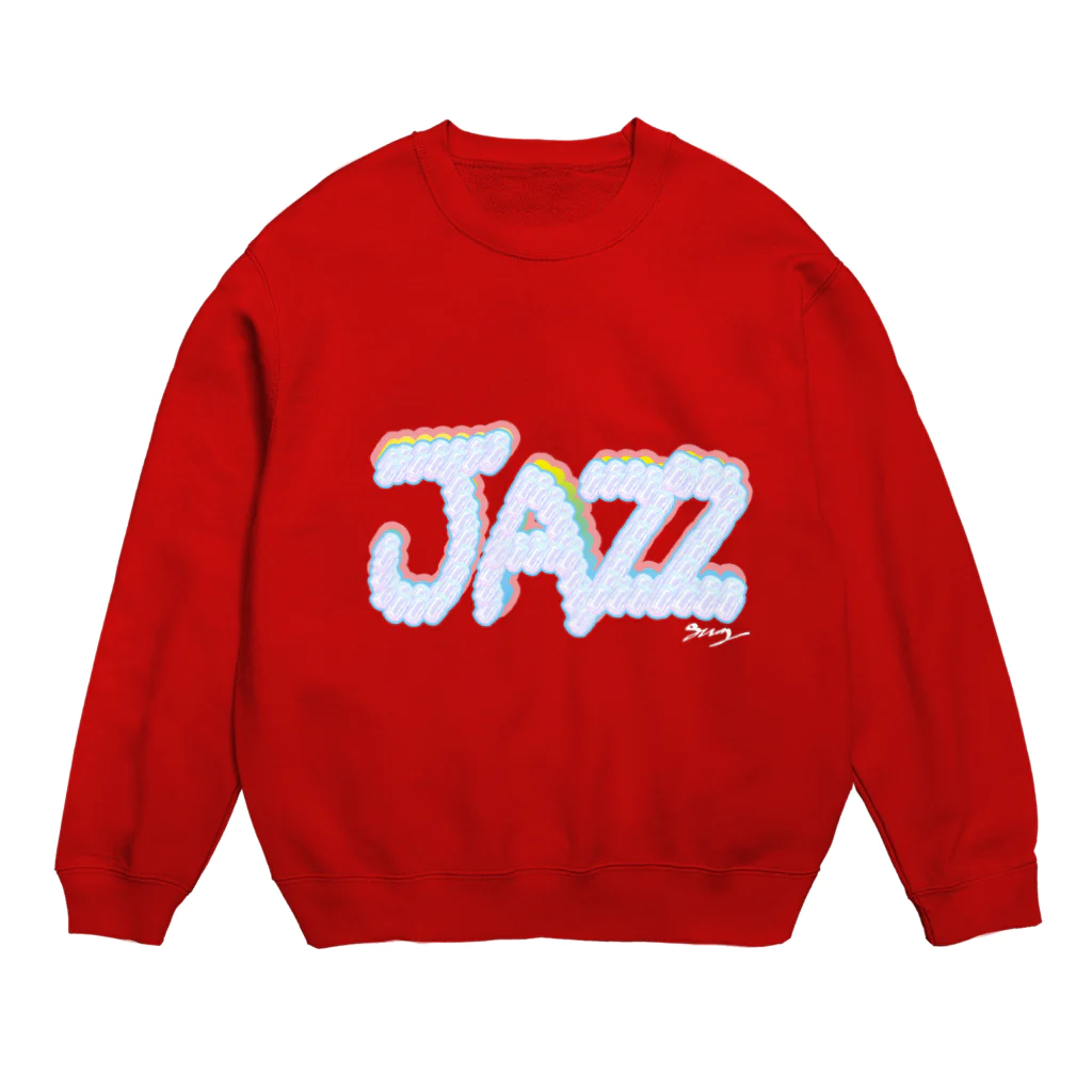 ＳＩＬＶＥＲＷＯＬＦＭＥＮmixculturedesinの１２月ＮＥＷ「jazz」 Crew Neck Sweatshirt