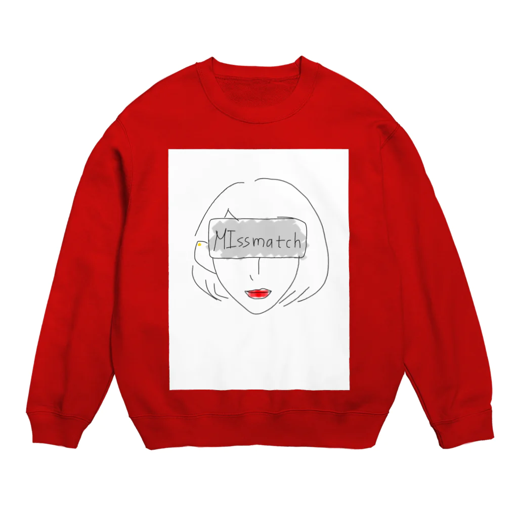 MIssmatch_officialのMIssmatch Crew Neck Sweatshirt