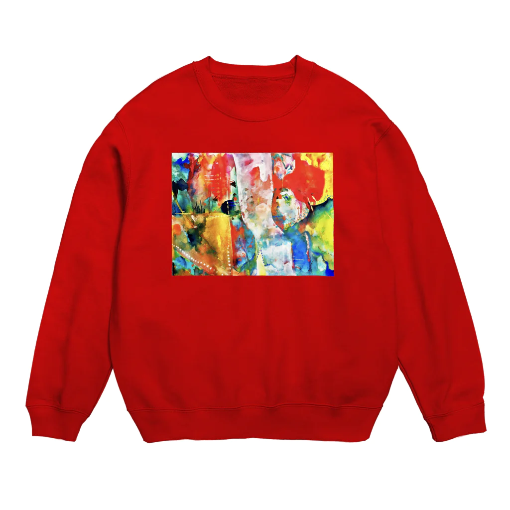 ウエマツアイカのハッピーエンド Crew Neck Sweatshirt