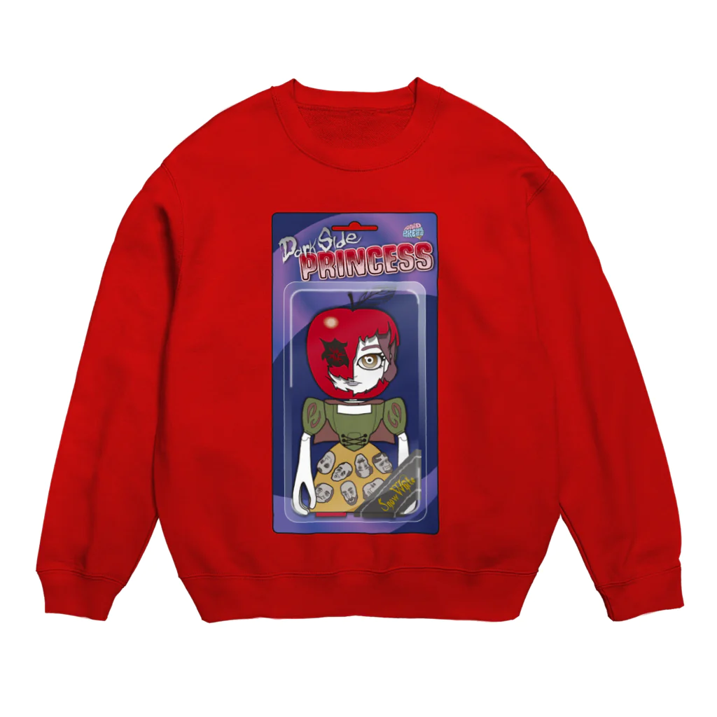 MadPurenessのダークサイドプリンセス・白雪姫 Crew Neck Sweatshirt