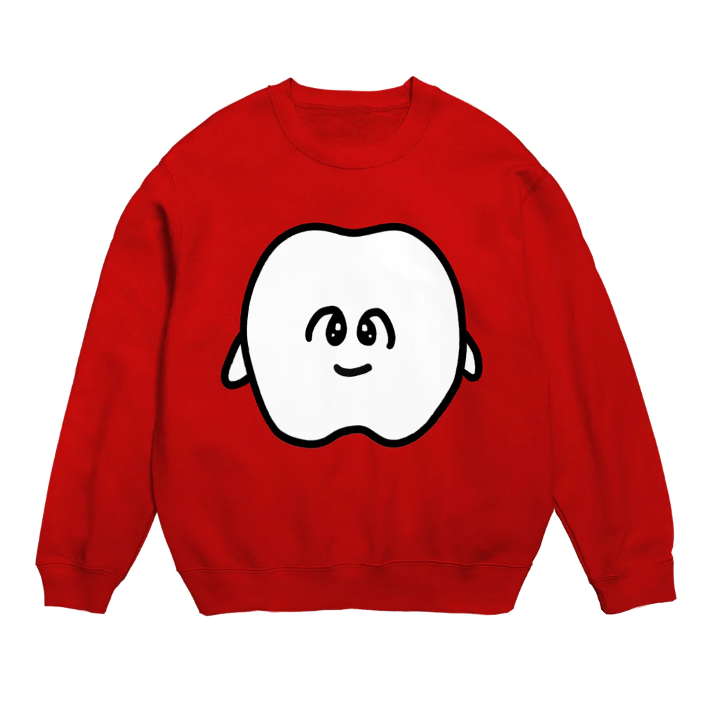 歯のマンガの歯のマンガ Crew Neck Sweatshirt