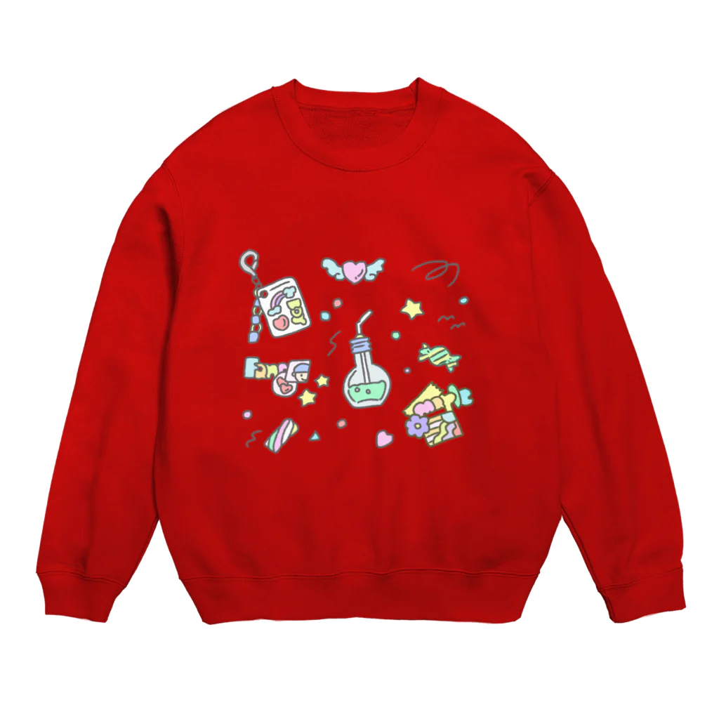 shio  carrotのかわいいものたち集合 Crew Neck Sweatshirt