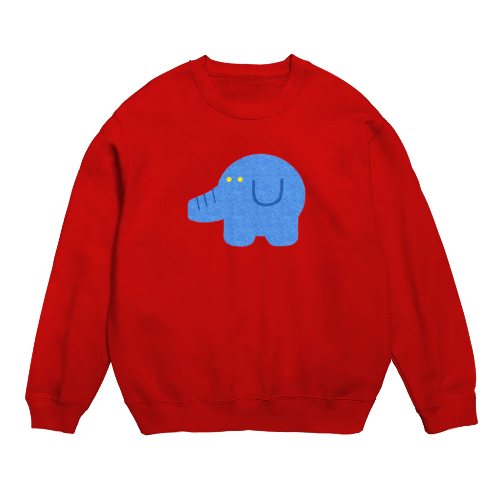 かぬぬのゾウさん Crew Neck Sweatshirt