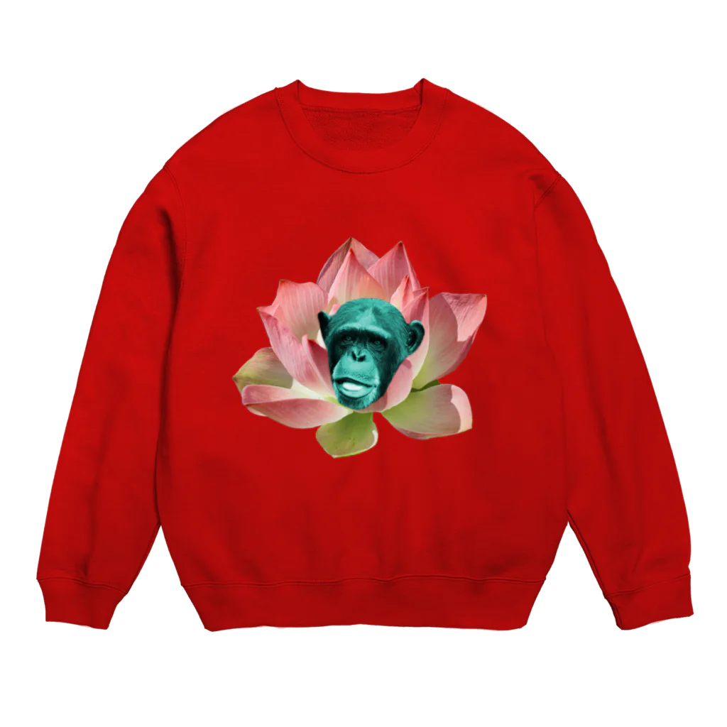 denziha_systemの猿花2 Crew Neck Sweatshirt