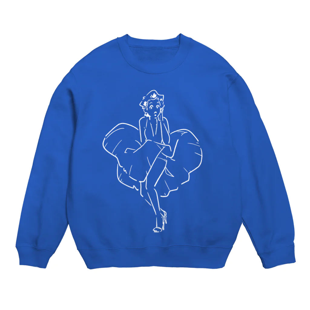 山形屋米店のマリリン・モンロー（Marilyn Monroe) Crew Neck Sweatshirt