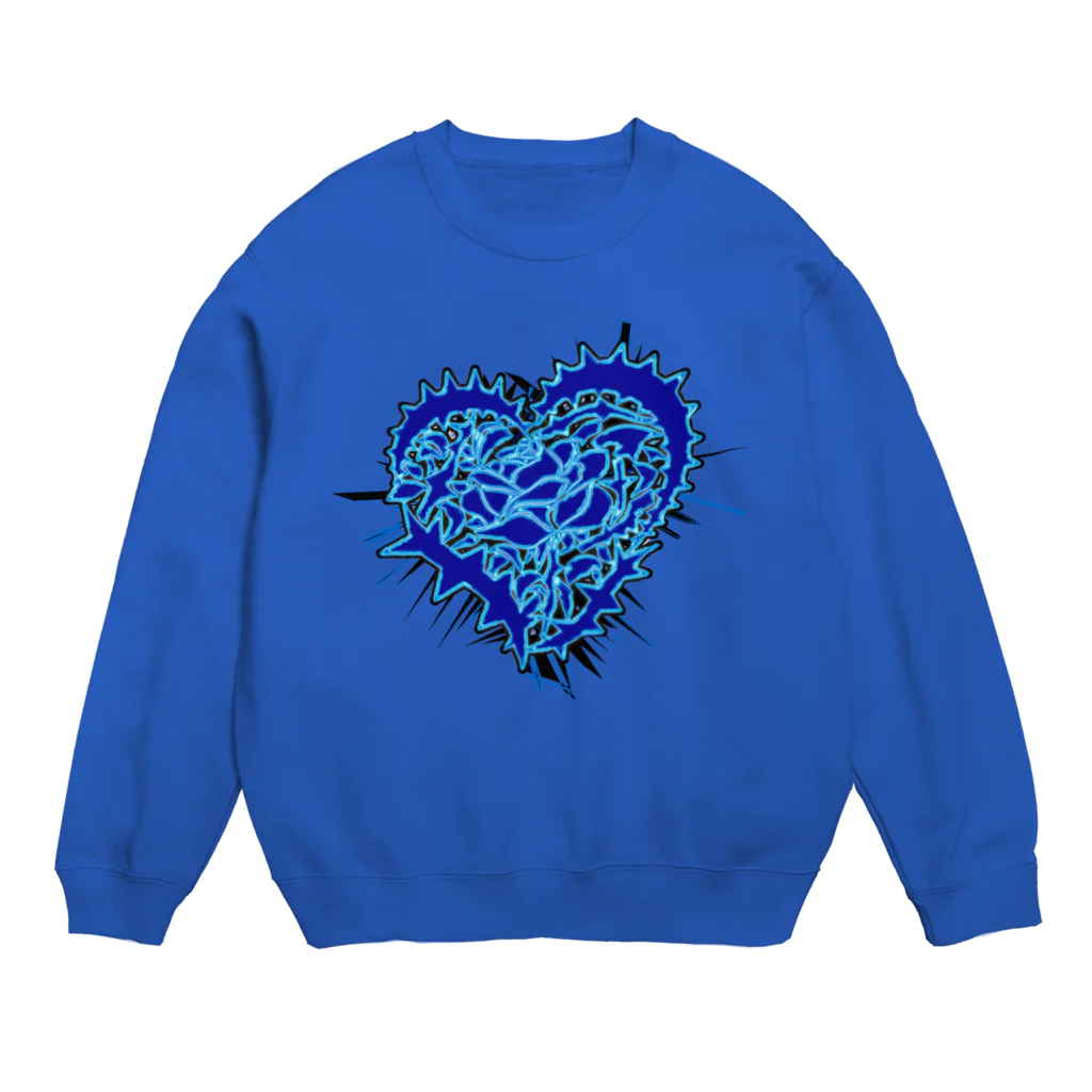 AURA_HYSTERICAのRose_of_Passion Crew Neck Sweatshirt