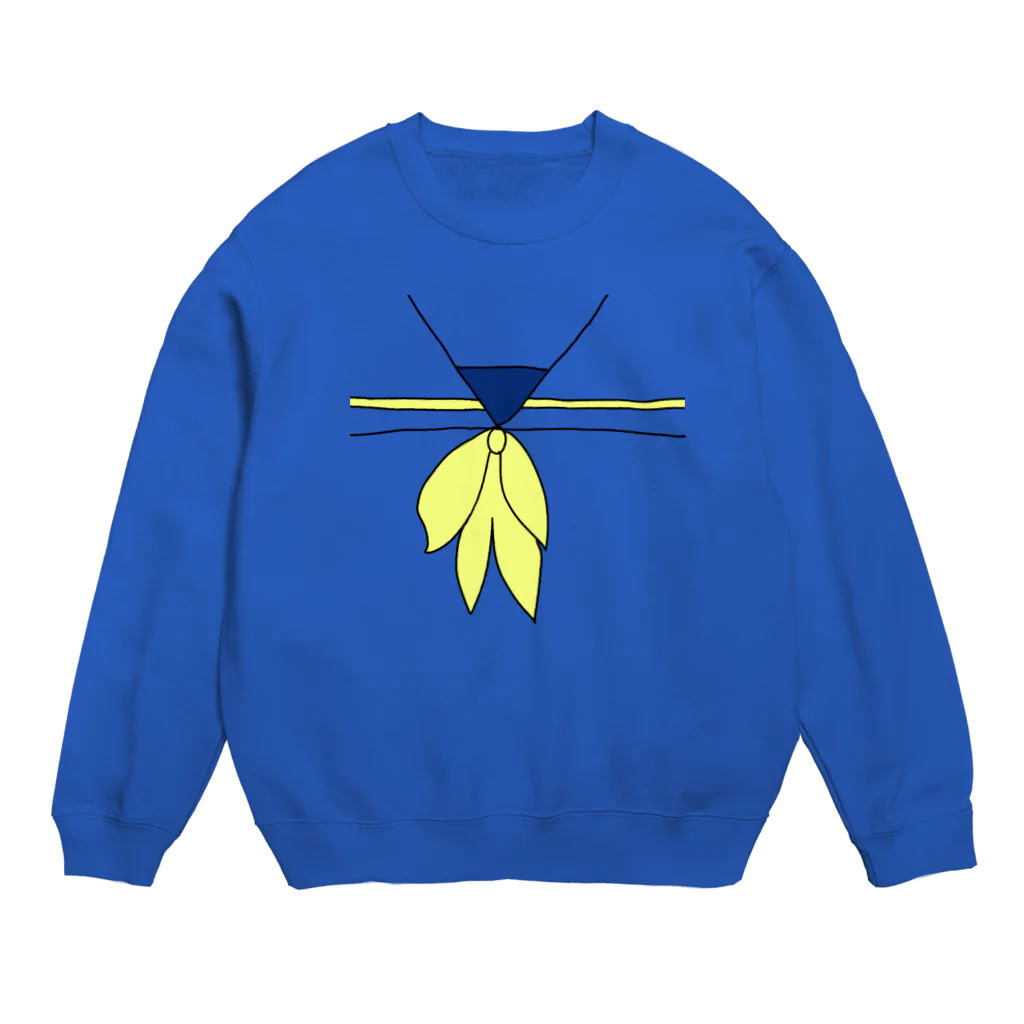 月見珈詩／月の世界のお洋服屋さんのセーラ服美少女風 Crew Neck Sweatshirt