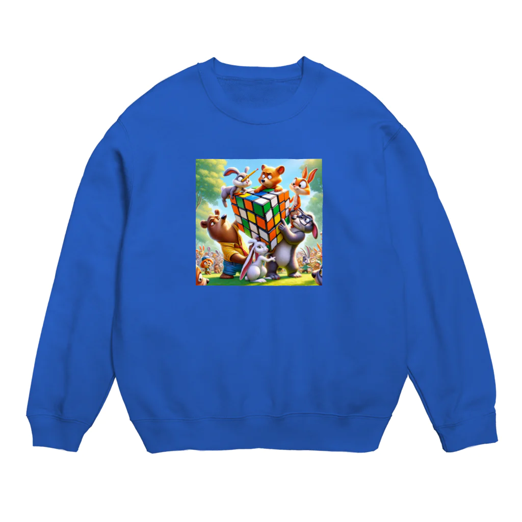 Ksdesignのパズル・プレイタイム Crew Neck Sweatshirt