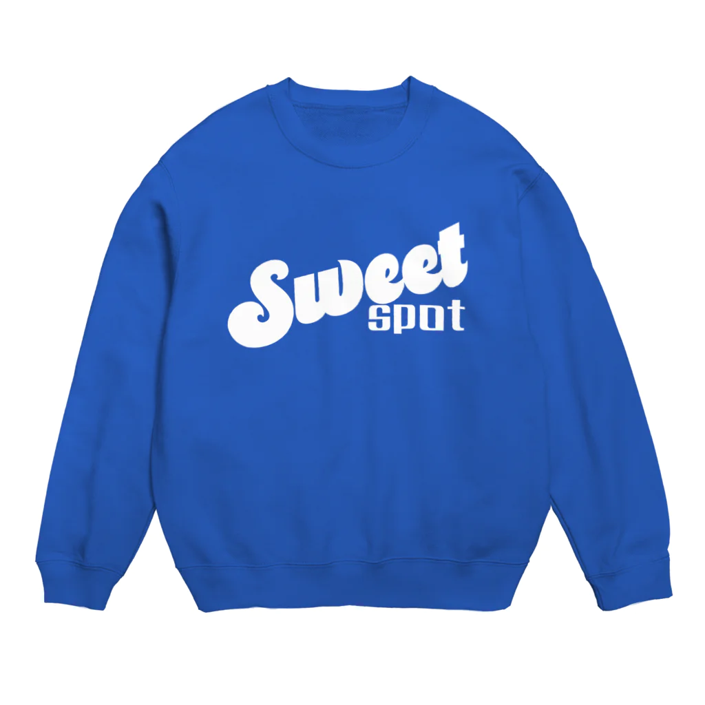 それいけ！中年庭球部のスイートスポット（ホワイト） Crew Neck Sweatshirt