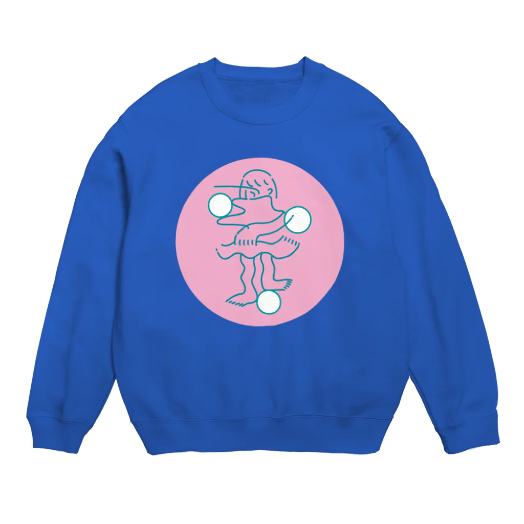 ぴゅるりんこよしだ。のkimino balance Crew Neck Sweatshirt