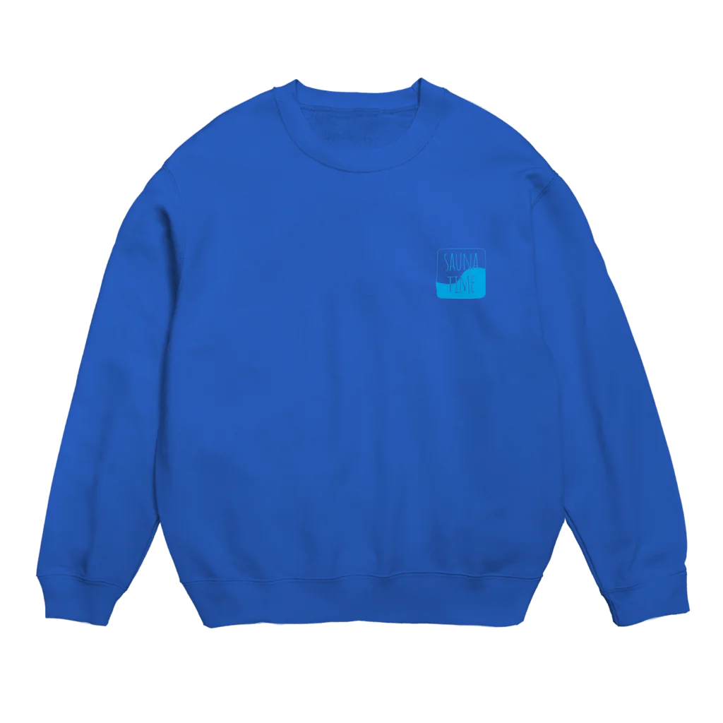 サウナタイムのスウェット（初代ロゴ入り） Crew Neck Sweatshirt