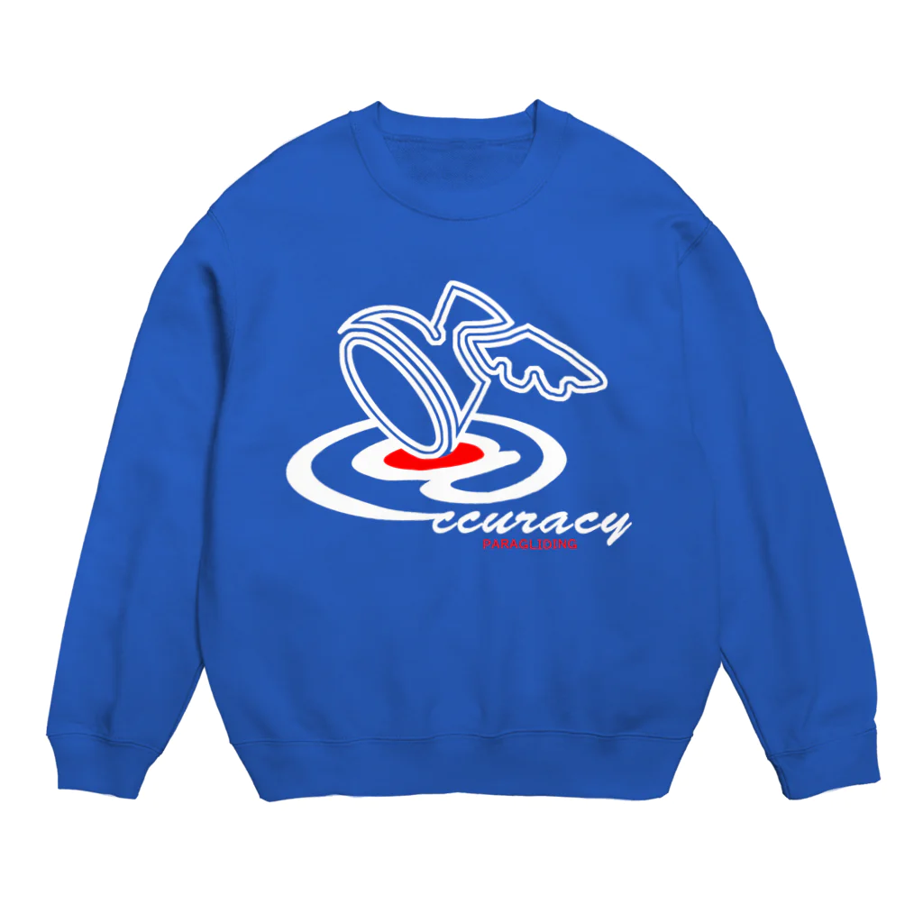 中村こてつオリジナルグッズのパラグライダーアキュラシー Crew Neck Sweatshirt