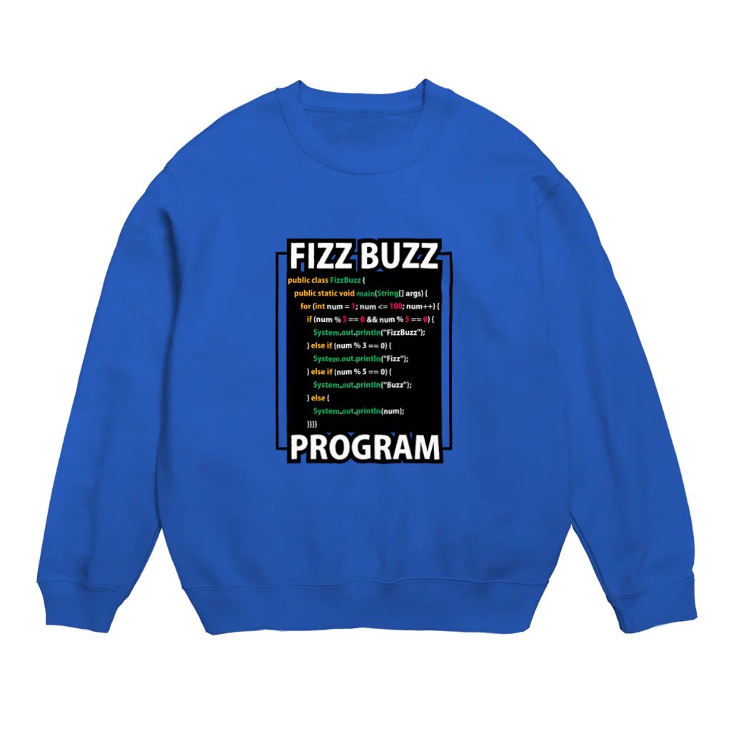 snippetsのFIZZ BUZZ PROGRAM Crew Neck Sweatshirt