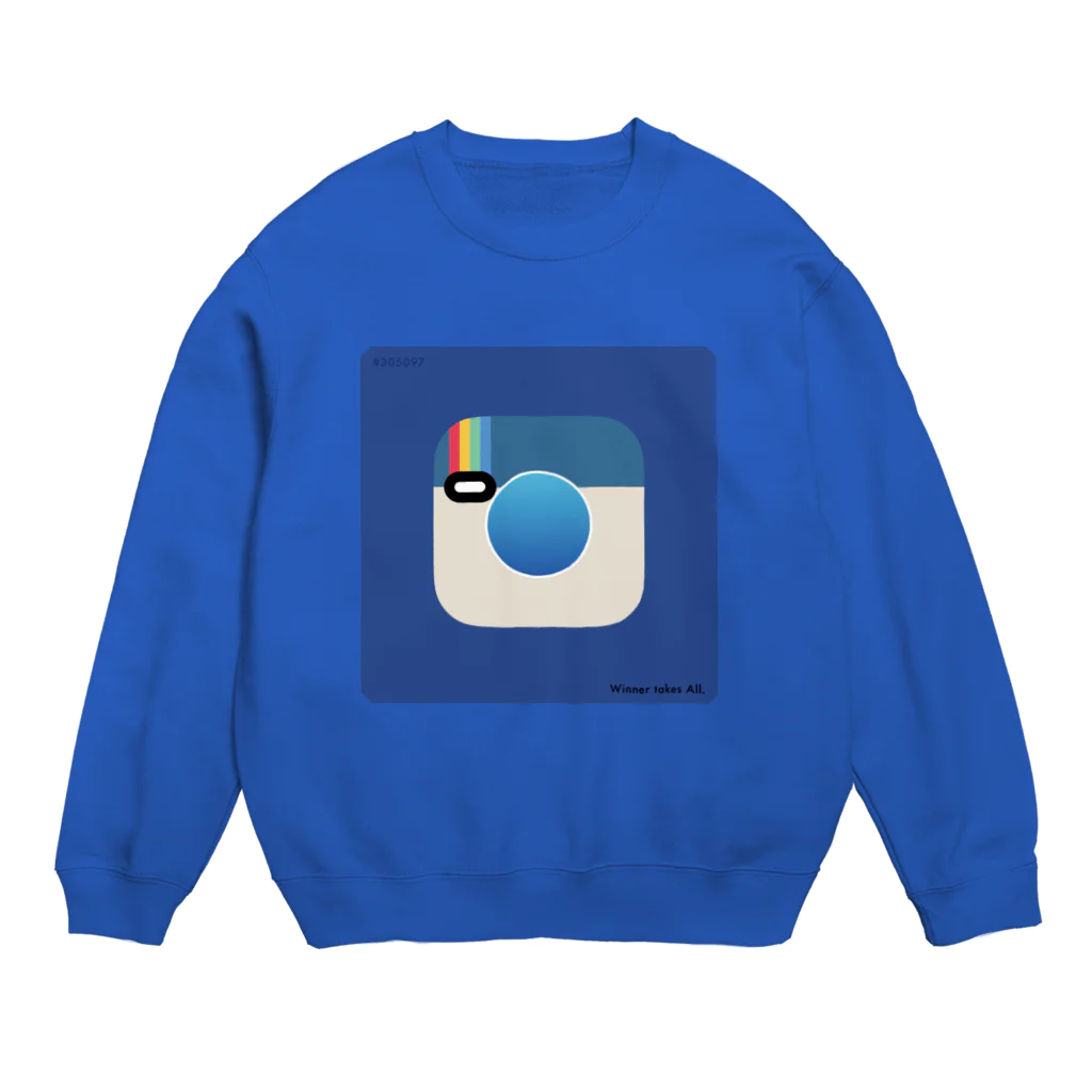 K. and His DesignのWinner takes All. Crew Neck Sweatshirt