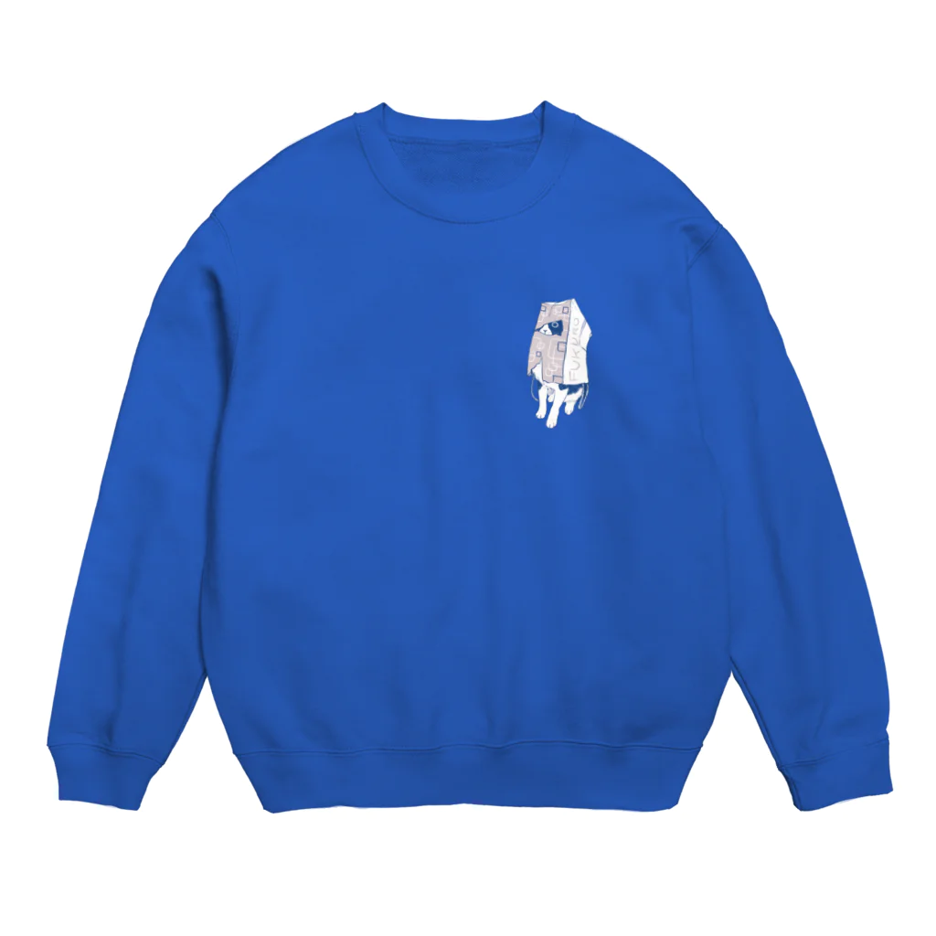 はるさめ商店のふくろ猫 Crew Neck Sweatshirt