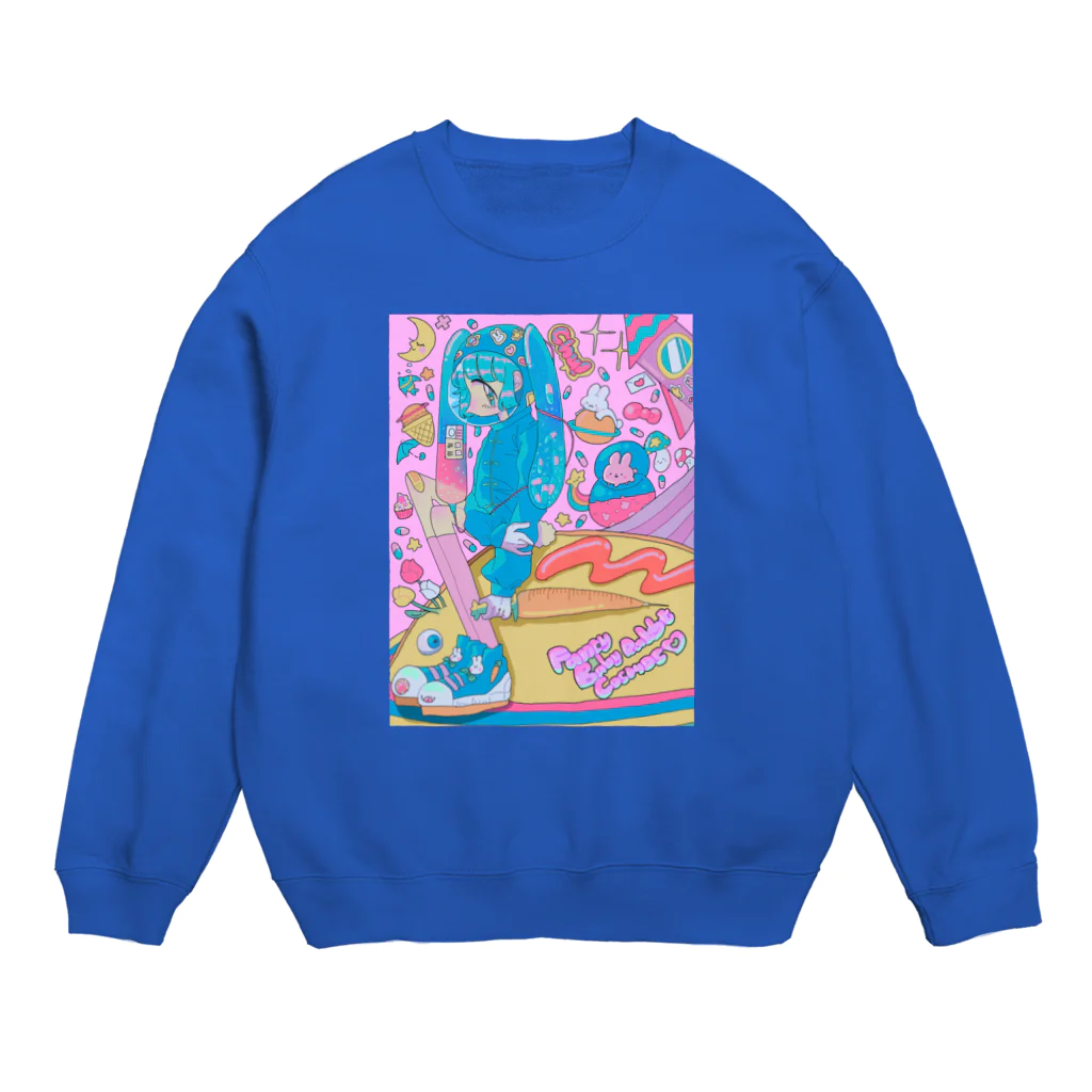 𝙩𝙚𝙩𝙚𝙢𝙞𝙚のギャラクシー エクスプローラー Crew Neck Sweatshirt