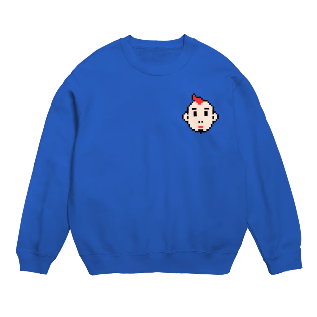 PSKのうんこのってるちゃん Crew Neck Sweatshirt