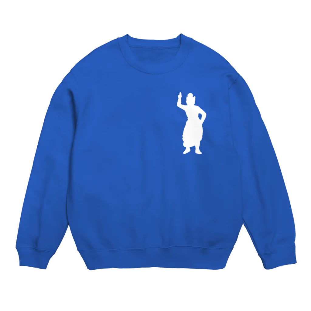 山の門の蔵王権現(白) Crew Neck Sweatshirt