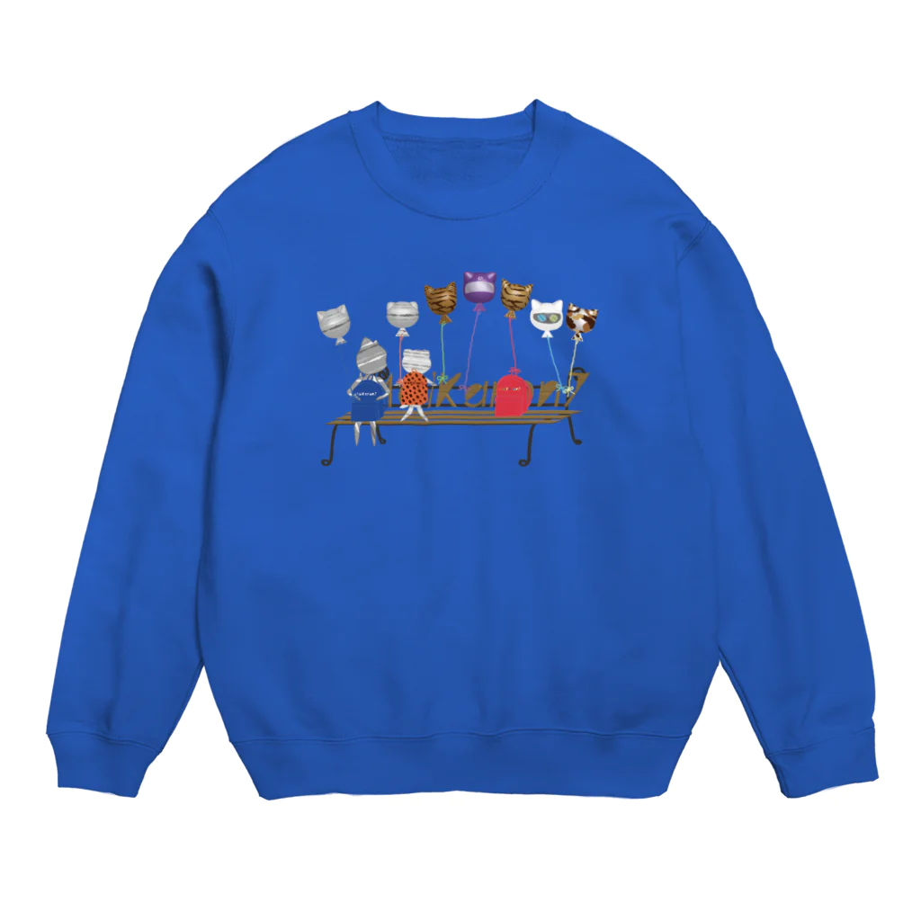 MolKaronのMolKaron7　ロゴと風船 Crew Neck Sweatshirt