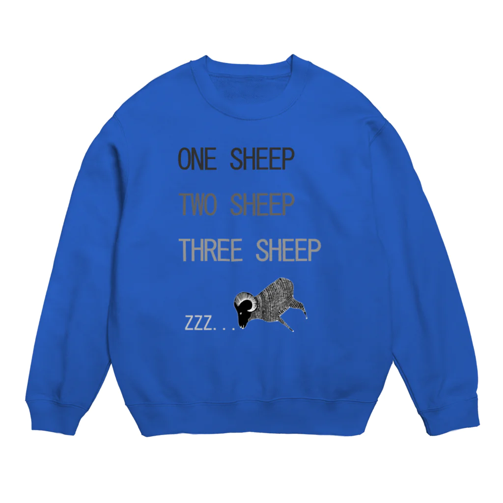 NIKORASU GOのユーモアデザイン「羊がひつじが一匹」 スウェット
