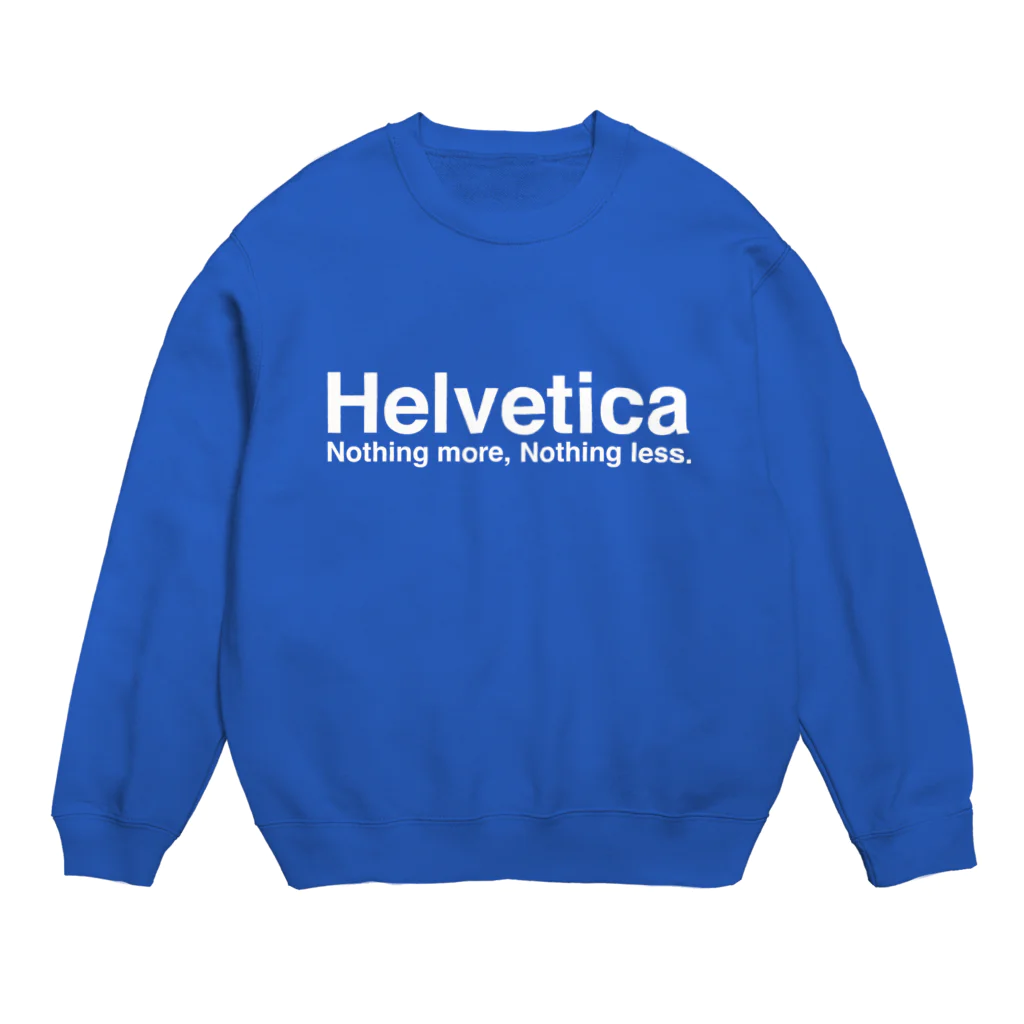 オマンジュー屋のヘルベチカ Crew Neck Sweatshirt