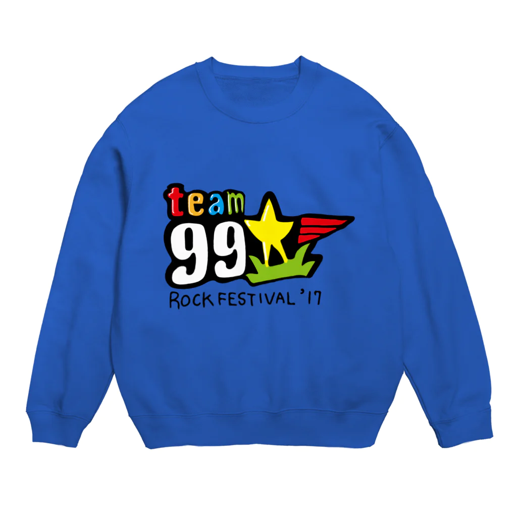 kennyのteam99 rock fes'17 Crew Neck Sweatshirt