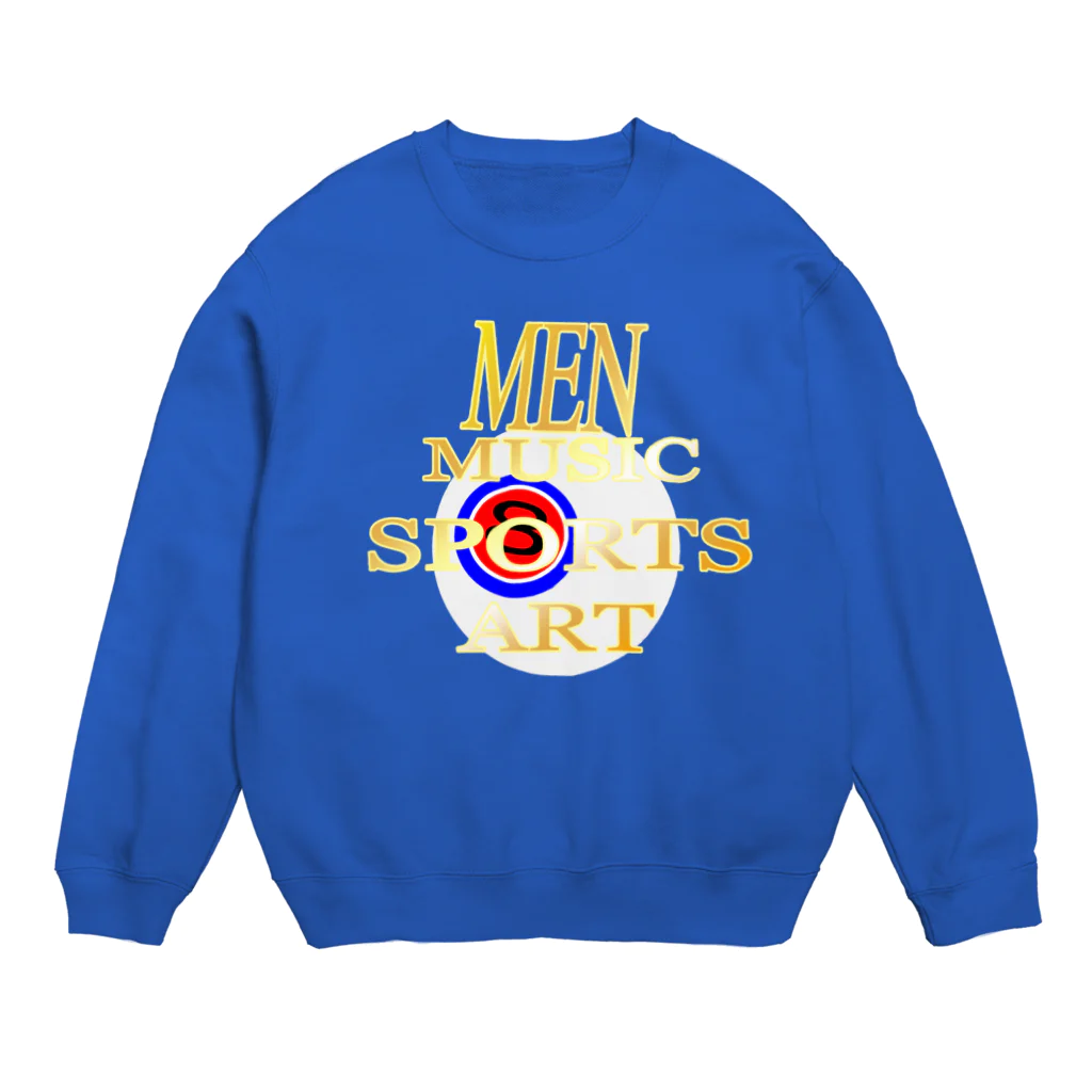 ＳＩＬＶＥＲＷＯＬＦＭＥＮmixculturedesinの「８BALL」 Crew Neck Sweatshirt