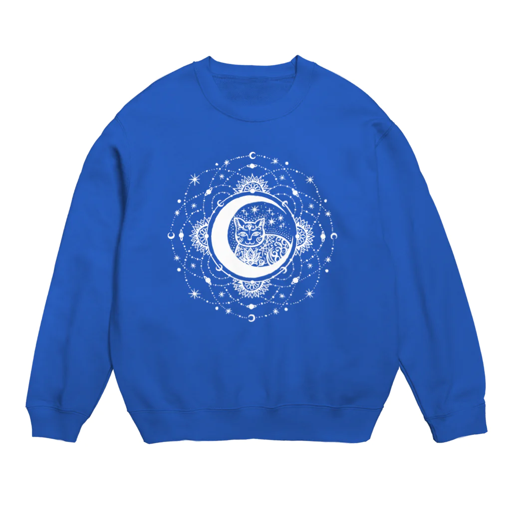 魔法のアイテム屋　SUZURI店のInner Space Crew Neck Sweatshirt