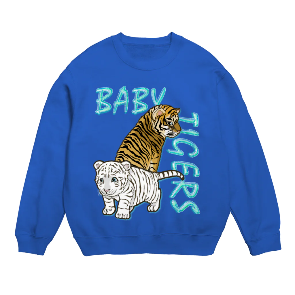 LalaHangeulのBABY TIGERS Crew Neck Sweatshirt