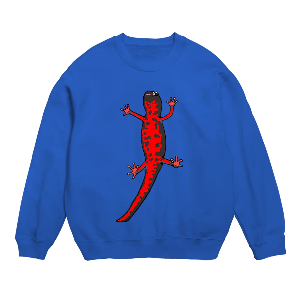 LalaHangeulのアカハライモリさん　文字無し Crew Neck Sweatshirt