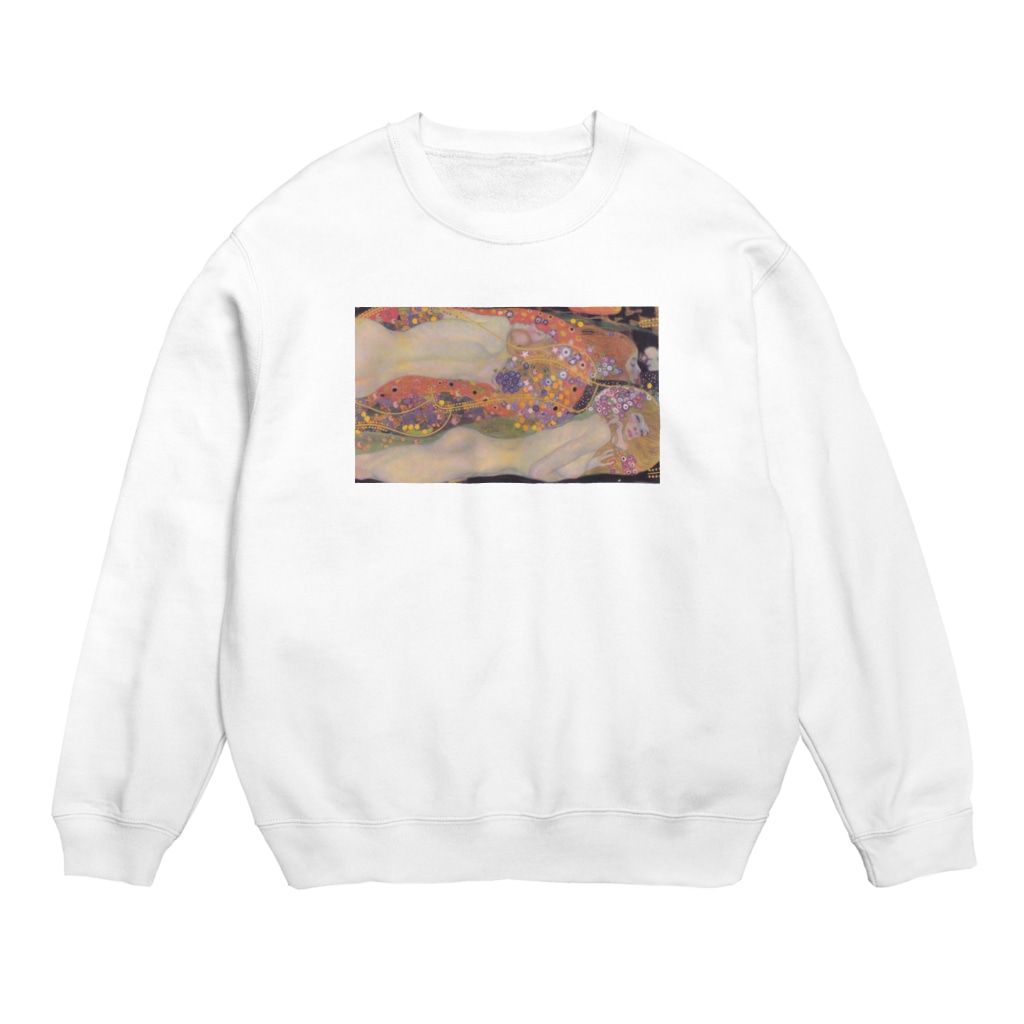 Art Baseのグスタフ・クリムト / 水蛇 II / 1907 / Gustav Klimt / Water snake II Crew Neck Sweatshirt