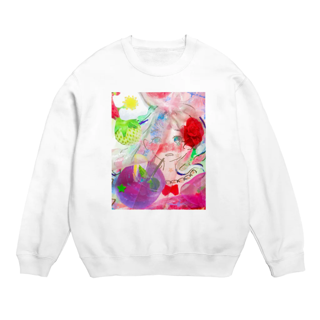 OSAKANA SHOPのゆめみる虹彩 Crew Neck Sweatshirt