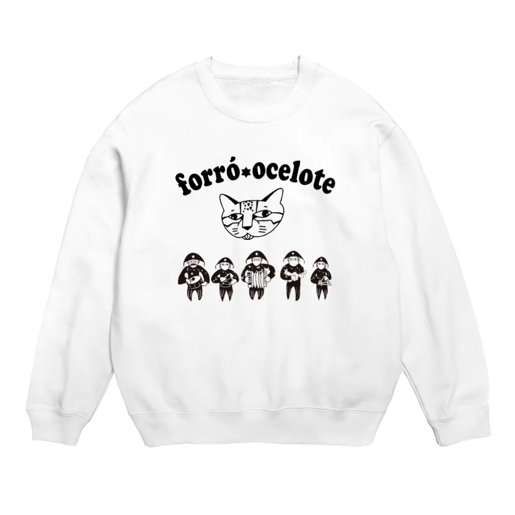 カイピリーニャshop「utubon」の forró ocelote Crew Neck Sweatshirt