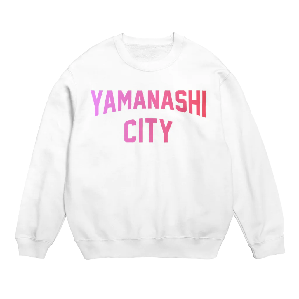 JIMOTOE Wear Local Japanの山梨市 YAMANASHI CITY Crew Neck Sweatshirt