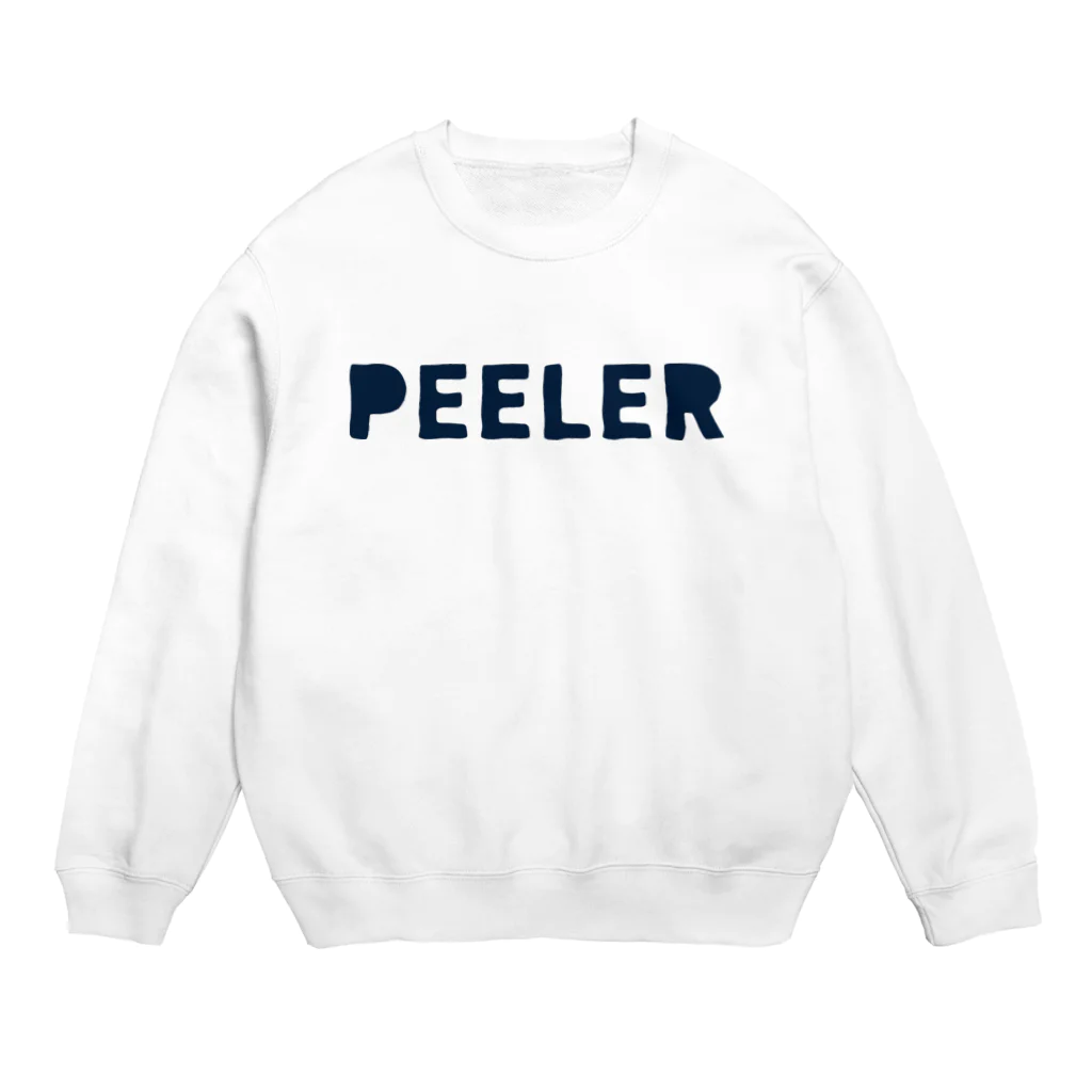 Creative store MのPEELER - 04(Navy) Crew Neck Sweatshirt